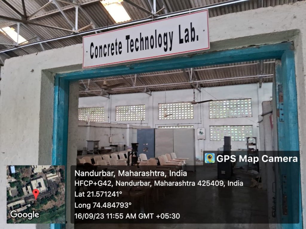 Entrance of the Concrete Technology Laboratory