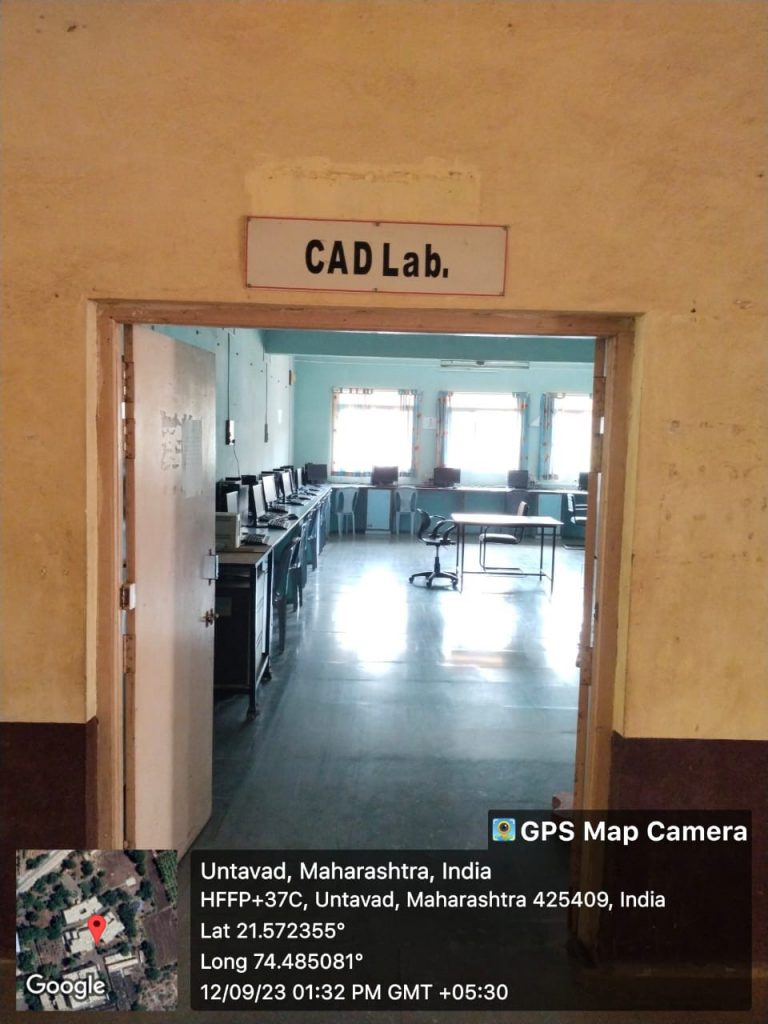 Entrance of the CAD Laboratory